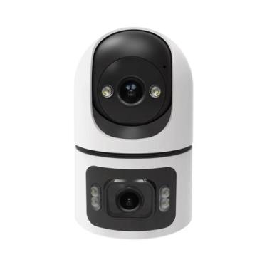 Imagem de Câmera Inteligente WiFi De 4MP Com Lente Dupla Moes Tuya Visão Noturna