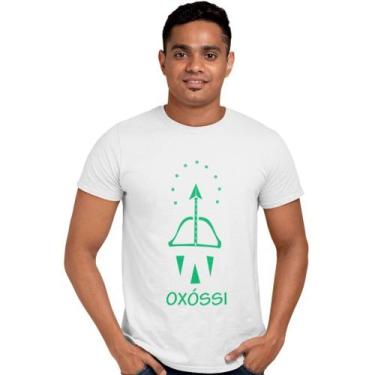Imagem de Camiseta Orixá Oxóssi Religiosa Candomblé Umbanda Axé Flexa - BLACKCHI