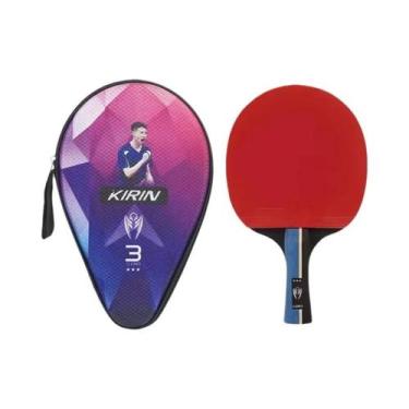 Imagem de Raquete De Tênis De Mesa De Madeira Pura De 7 Camadas LOKI KIRIN K3 Ap