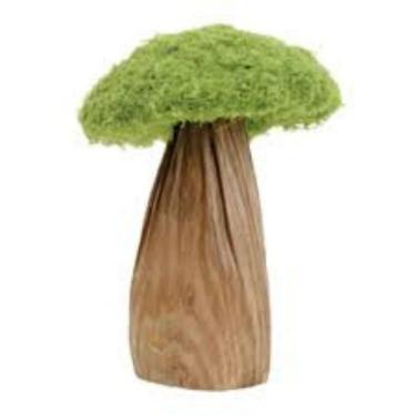 Imagem de Cogumelo Decorativo Rustic C/Grama 35cm 1064358