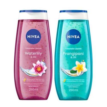 Imagem de Kit Sabonete Líquido Nívea Water Lily & Oil + Frangipani & Oil - NIVEA