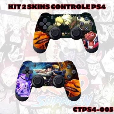 Imagem de Par Skins Controle Playstation 4 Ps4 Fat Slim Pro Naruto - Resitank, N