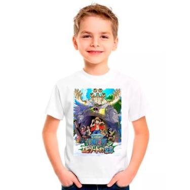 Imagem de Camiseta Desenho ONE PIECES Moda Infantil Roupa Criança 01 - DESIGN CA