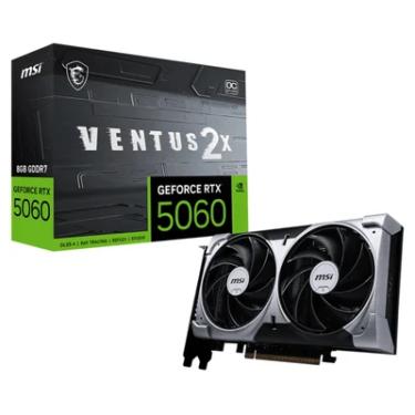 Imagem de Placa De Vídeo Geforce RTX 5060 8g Ventus 2x Oc 128 Bits