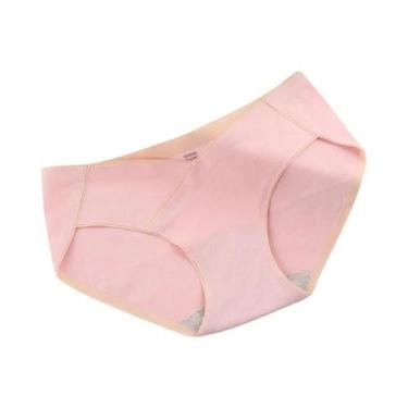 Imagem de Calcinhas De Algodão Ajustáveis De Cintura Alta Para Gestantes, Kit Co