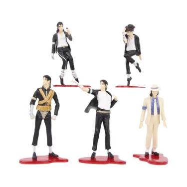 Imagem de Figuras De Ação PVC Michael Jackson Superstar Spacewalk 5pcs/conjunto,