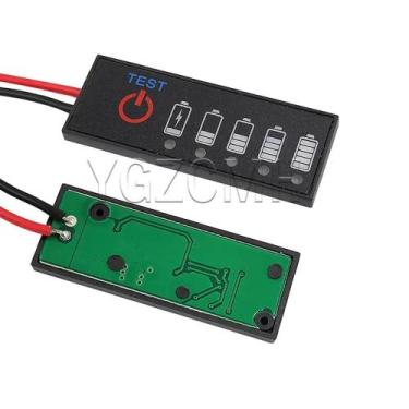 Imagem de Placa Indicadora De Capacidade De Bateria De Lítio Para 1S-7S 3.7V-29.