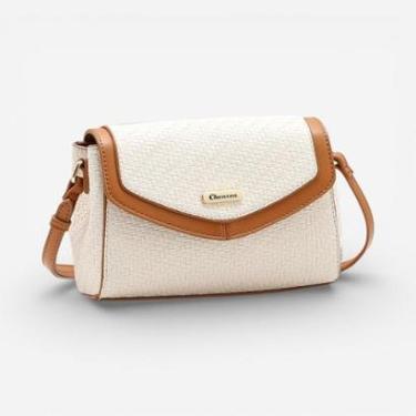Imagem de Bolsa Feminina Chenson Transversal Atemporal Nude-Feminino