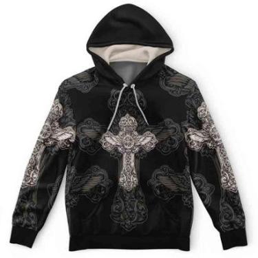 Imagem de Moletom Canguru Cruz Cross Wing Resurrection-Masculino