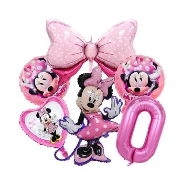 Imagem de Conjunto De Balões Mickey E Minnie Para Menina E Menino, Decoração De 