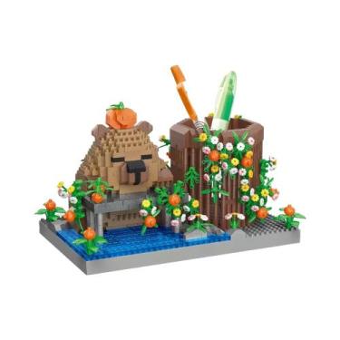 Imagem de Suporte De Caneta Micro Mini DIY Em Forma De Capivara, Brinquedo De Bl