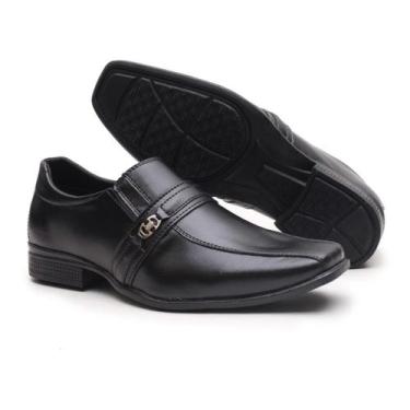 Imagem de Sapato Masculino Social Couro Legítimo Confortável Disponível Só Hoje 