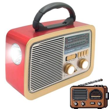 Imagem de Rádio Retrô Decoração Vintage Luz LED Em Estoque - Kapbom