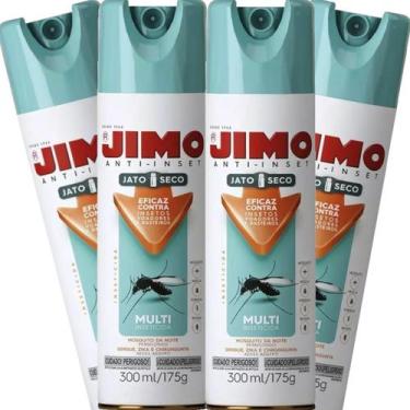Imagem de Kit 4 und Jimo Antiinset Jato Seco Contra Todos Insetos