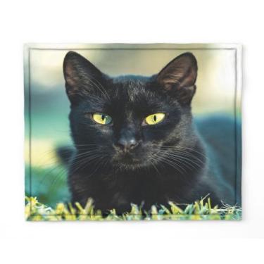 Imagem de Manta, Cobertor Fleece Estampado Para Pet, Gato Mod 6 - fantasia bras