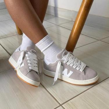 Imagem de Tênis Unissex Casual Retrô Streetwear Confortável Urbano - W-Box, Cinz