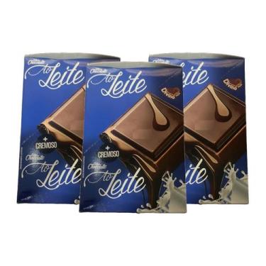Imagem de 3 Display Chocolate 240g Divino Vício, Ao leite