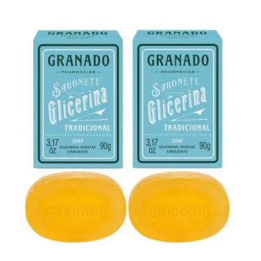 Imagem de Kit 2 Sabonete Phebo Granado Glicerina Tradicional Vegetal Natural Emo