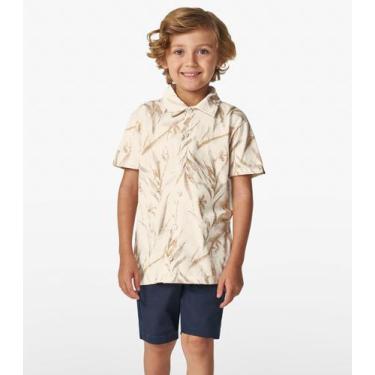 Imagem de Bermuda Infantil Menino Em Linho Trick Nick Azul, 12, Azul