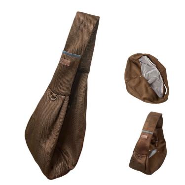 Imagem de Bolsa de Transporte Canguru Cachorro Gato Pet Animal Tecido Respiravel Tira de Ombro Confortavel Resistente