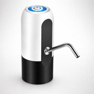 Imagem de Bomba Elétrica para Galão de Água Recarregável com USB e Dispenser - G