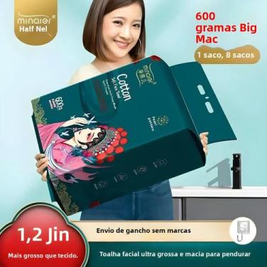 Imagem de Toalha Descartável Para Limpeza Facial E Remoção De Maquiagem, Pacote 