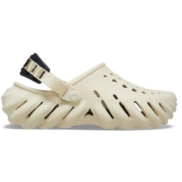 Imagem de Sandália Crocs Echo Clog Bone/Black-Unissex