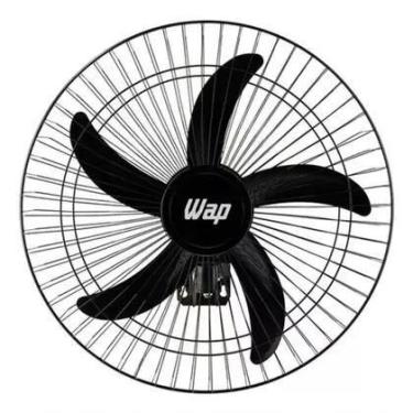 Imagem de Ventilador Wap Parede Rajada Pro Preto Bivolt 60cm 5 Pás FW006661, Biv
