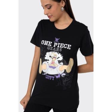 Imagem de Camiseta One Piece Gear 5 Luffy Imperador - PITICAS, P, PRETO, Unissex