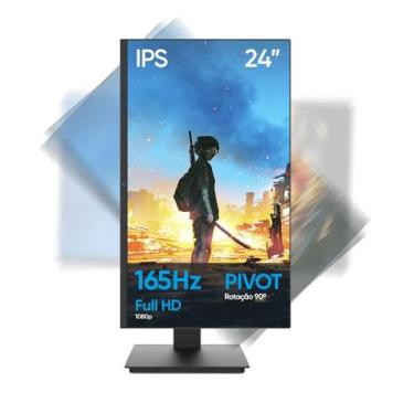 Imagem de Monitor Gamer Pivot 24" OX Órbita IPS Full HD, 165Hz, HDMI/DisplayPort