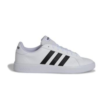 Imagem de Tênis Adidas Grand Court Base 2.0 Cor: Branco E Preto - Tamanho: 41