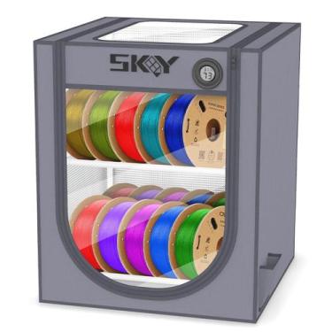 Imagem de Caixa de Armazenamento para Filamento de Impressora 3D Skouphy 20 Rolo