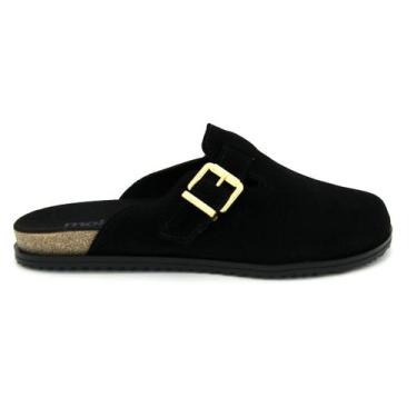 Imagem de Sapatilha Feminina Moleca Original 5743.209 Camurça Macio Mule Fivela,