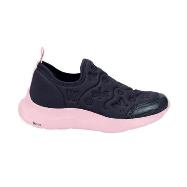 Imagem de Tênis Menina Bibi Action Azul Marinho com Rosa 1167431, Azul, 31