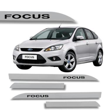 Imagem de Jogo de Friso Lateral Focus Protetor De Porta Grafia Cores - Macall, P