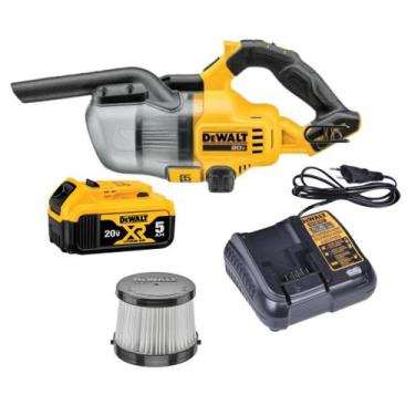Imagem de Aspirador De Po 20v 5ah Dcv501hb Dewalt Biv Com Filtro Extra, Bivolt