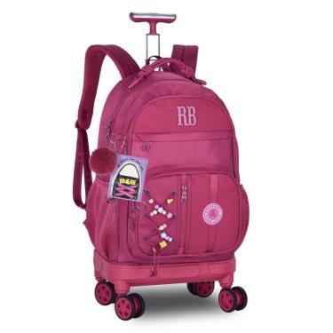 Imagem de Mochila Escolar Rodinhas 360 Rebecca Bonbon Bolsa Feminina-Feminino