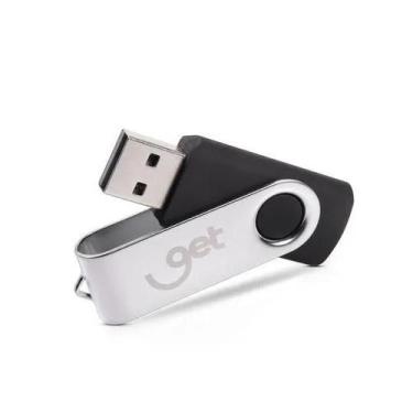 Imagem de Pen Drive 16GB Get USB 2.0 Preto