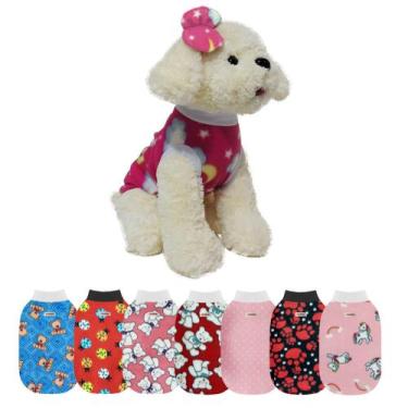 Imagem de Kit Roupa Pet Inverno Roupinha Frio Soft Pimpoo - 3 Unidades, Fêmea, P