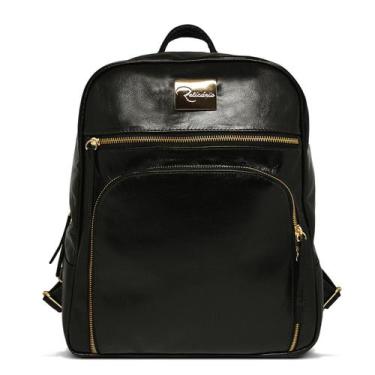 Imagem de Mochila de Couro Feminina Júnia - Relicário Bolsas e Pastas, Preto