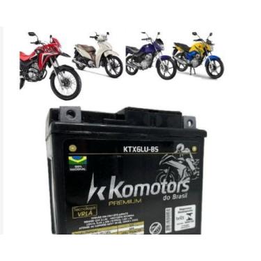 Imagem de Bateria - ktx6lu-bs komotors premium 12 meses