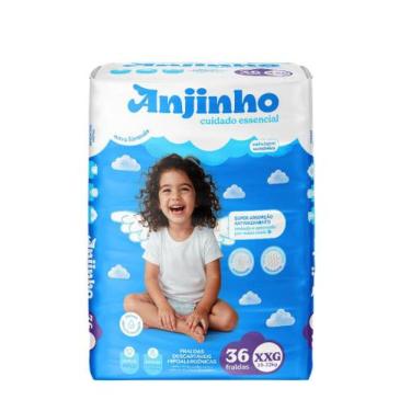 Imagem de Anjinho Fralda Descartável Econômica XXG c/ 36un