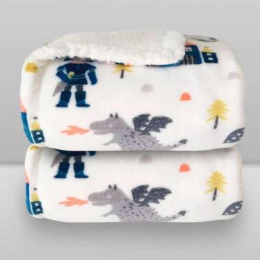 Imagem de Manta de bebê cavalheiro 75x100 laço de bebê  un - LAÇO DE BEBE