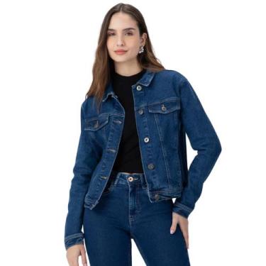 Imagem de Jaqueta malwee jeans feminino ref:mal1000117784, Jeans, P