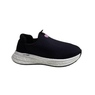 Imagem de Tênis Molekinha Infantil Menina 2580100 Preto, 31