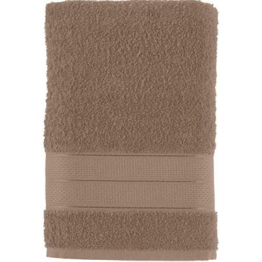 Imagem de Toalha de Banho Teka Dry Alice Marrom - 100% Algodão, 70cm x 1,30m