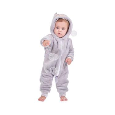 Imagem de Macacão bebê bichinhos fofinho c/capuz pijama kigurumi - Baby Joy, Cac