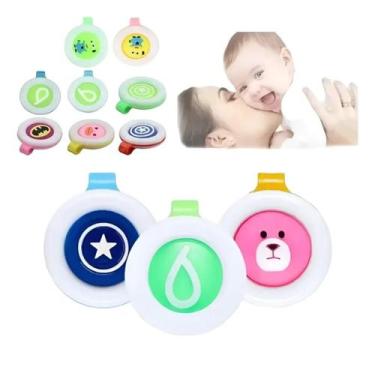 Imagem de Broche Para Bebe 4 Unidade Citronela Repelente Anti Mosquito - Topmixs