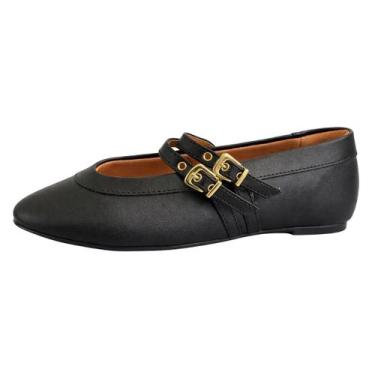 Imagem de Sapato Feminino Vizzano 1443.117 Pelica, Preto, 38