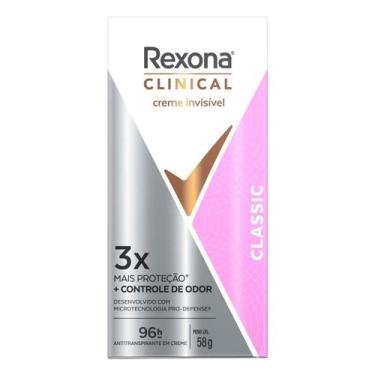 Imagem de Desodorante rexona clinical fem classic creme 58g, 1, 58g